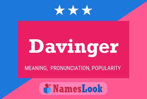 ملصق اسم Davinger