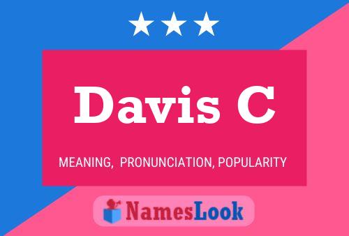 ملصق اسم Davis C