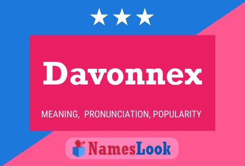 ملصق اسم Davonnex