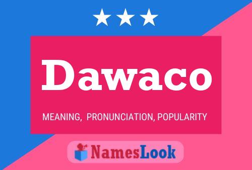 ملصق اسم Dawaco