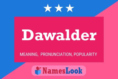 ملصق اسم Dawalder