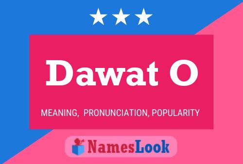 ملصق اسم Dawat O