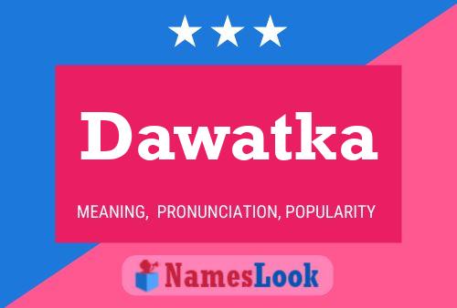 ملصق اسم Dawatka