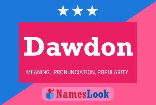 ملصق اسم Dawdon