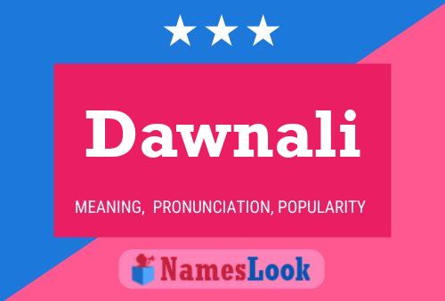 ملصق اسم Dawnali