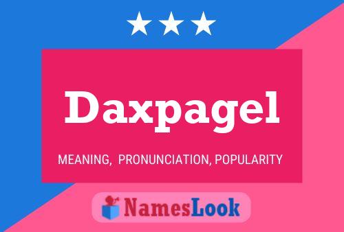 ملصق اسم Daxpagel