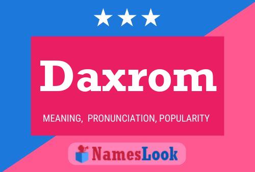 ملصق اسم Daxrom