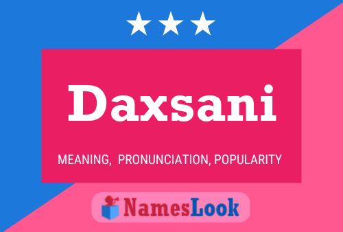 ملصق اسم Daxsani