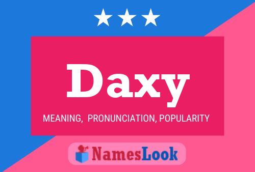 ملصق اسم Daxy