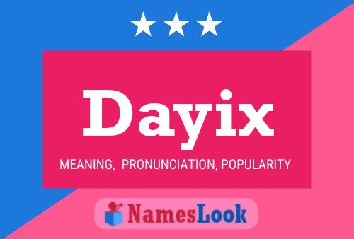 ملصق اسم Dayix