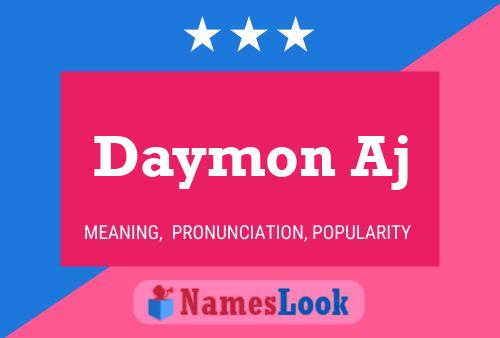 ملصق اسم Daymon Aj