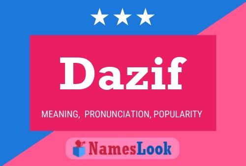 ملصق اسم Dazif