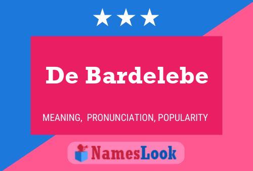 ملصق اسم De Bardelebe