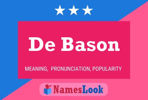 ملصق اسم De Bason