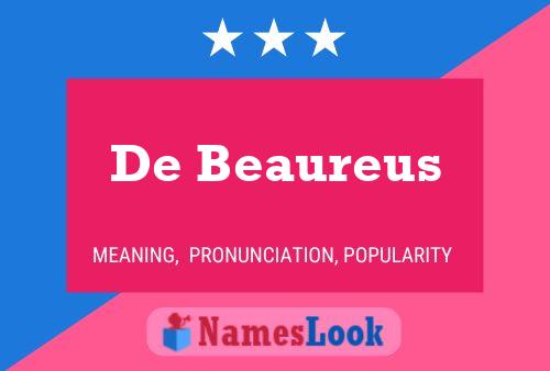 ملصق اسم De Beaureus