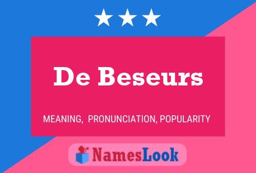 ملصق اسم De Beseurs