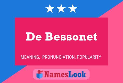 ملصق اسم De Bessonet