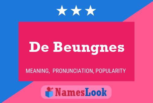 ملصق اسم De Beungnes