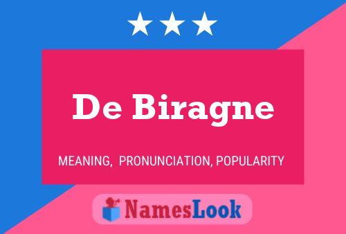 ملصق اسم De Biragne