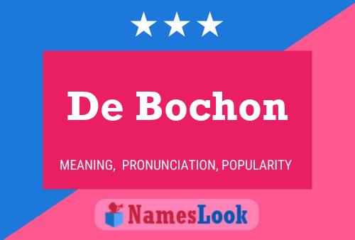 ملصق اسم De Bochon