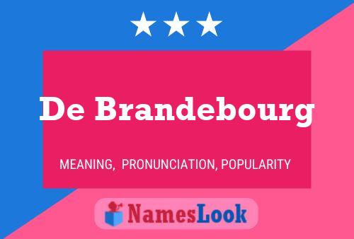 ملصق اسم De Brandebourg