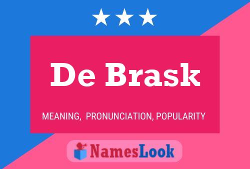 ملصق اسم De Brask