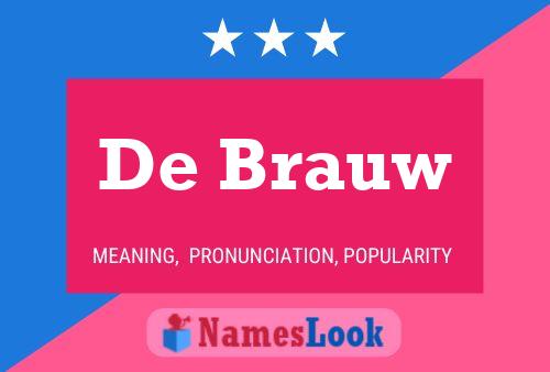 ملصق اسم De Brauw