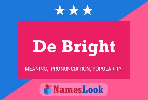 ملصق اسم De Bright