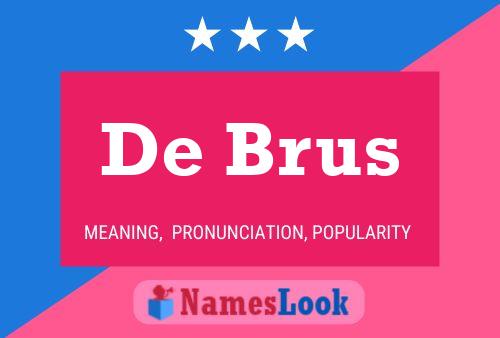 ملصق اسم De Brus