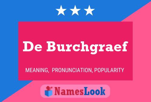 ملصق اسم De Burchgraef