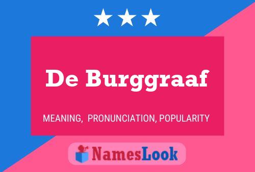 ملصق اسم De Burggraaf