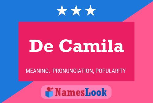 ملصق اسم De Camila