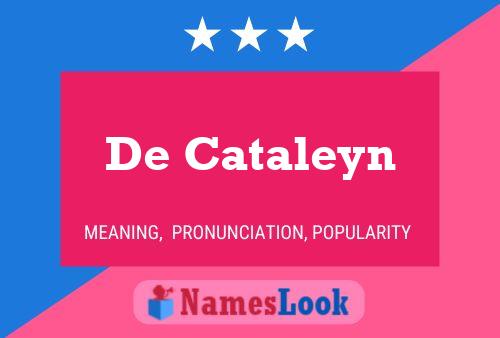 ملصق اسم De Cataleyn