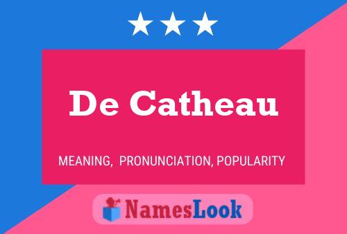 ملصق اسم De Catheau