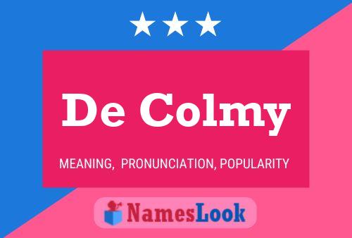 ملصق اسم De Colmy