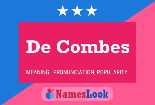 ملصق اسم De Combes