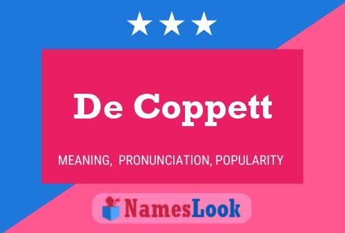 ملصق اسم De Coppett