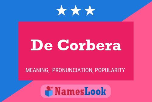 ملصق اسم De Corbera