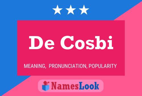 ملصق اسم De Cosbi