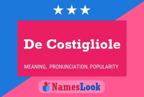 ملصق اسم De Costigliole