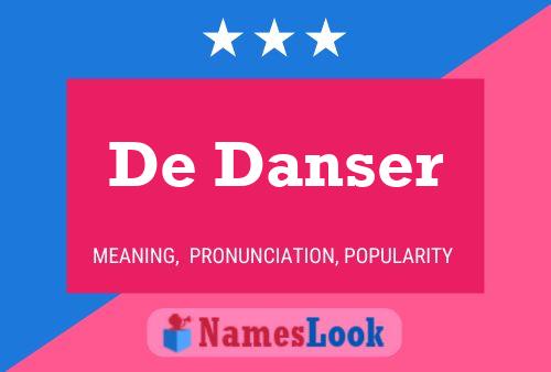 ملصق اسم De Danser