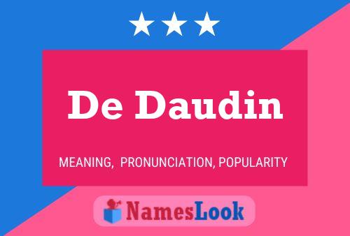 ملصق اسم De Daudin