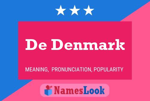 ملصق اسم De Denmark