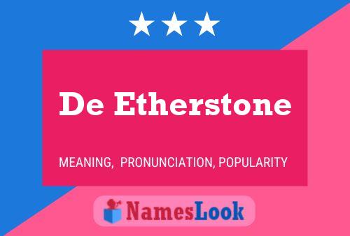 ملصق اسم De Etherstone