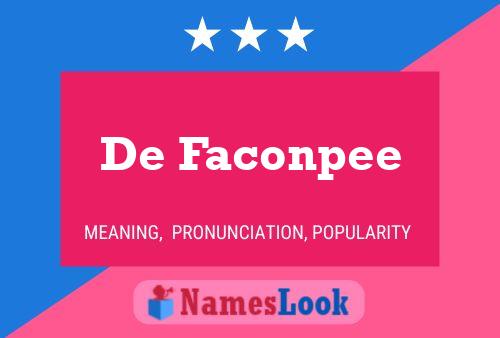 ملصق اسم De Faconpee