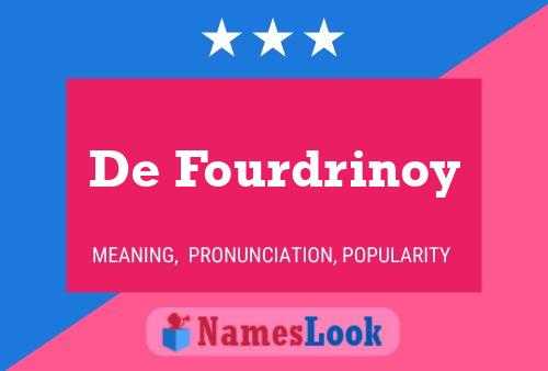 ملصق اسم De Fourdrinoy