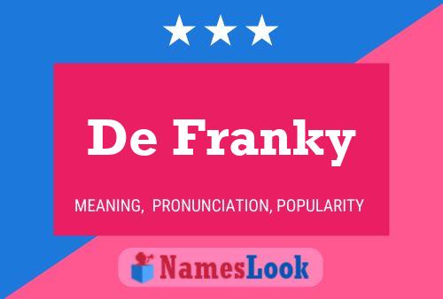 ملصق اسم De Franky