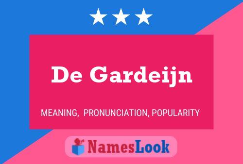 ملصق اسم De Gardeijn