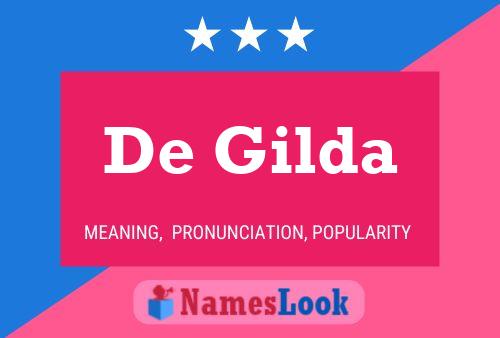 ملصق اسم De Gilda