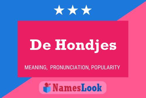 ملصق اسم De Hondjes